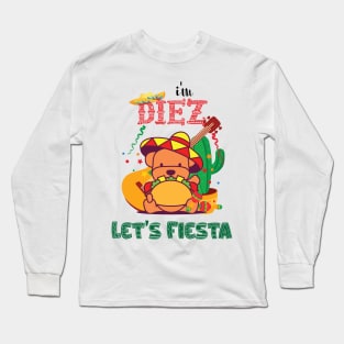 Cute Cinco De Mayo Lover Fiesta Years Old Designs Long Sleeve T-Shirt